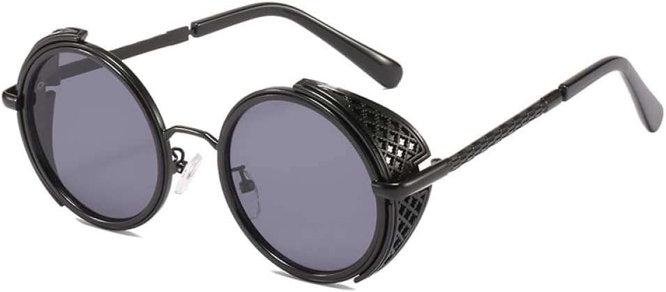 Винтажные солнцезащитные очки в стиле стимпанк для женщин, круглые, мужские солнцезащитные очки с металлической резьбой, мужские солнцезащитные очки UV400 LANGSER, C1black
Винтажные солнцезащитные очки в стиле стимпанк для женщин, круглые, мужские солнцезащитные очки с металлической резьбой, мужские солнцезащитные очки UV400 LANGSER, C1black