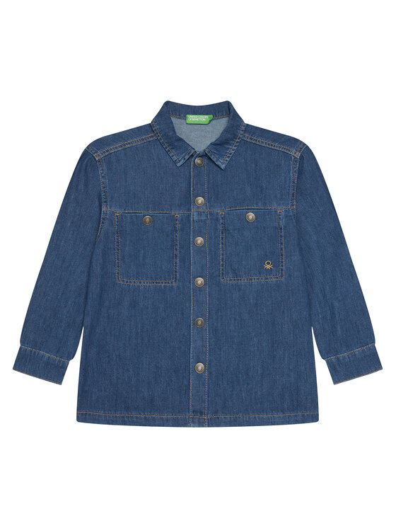 Джинсовая рубашка oversize 5AD6CQ04C United Colors Of Benetton, синий
Джинсовая рубашка oversize 5AD6CQ04C United Colors Of Benetton, синий