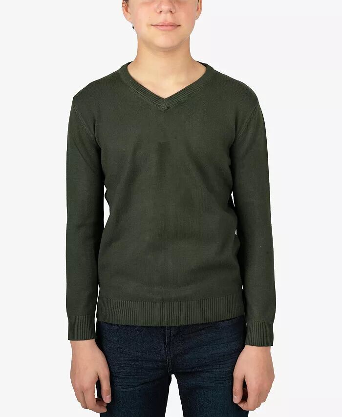 Базовый свитер с v-образным вырезом для мальчика Xray, зеленый
Базовый свитер с v-образным вырезом для мальчика Xray, зеленый