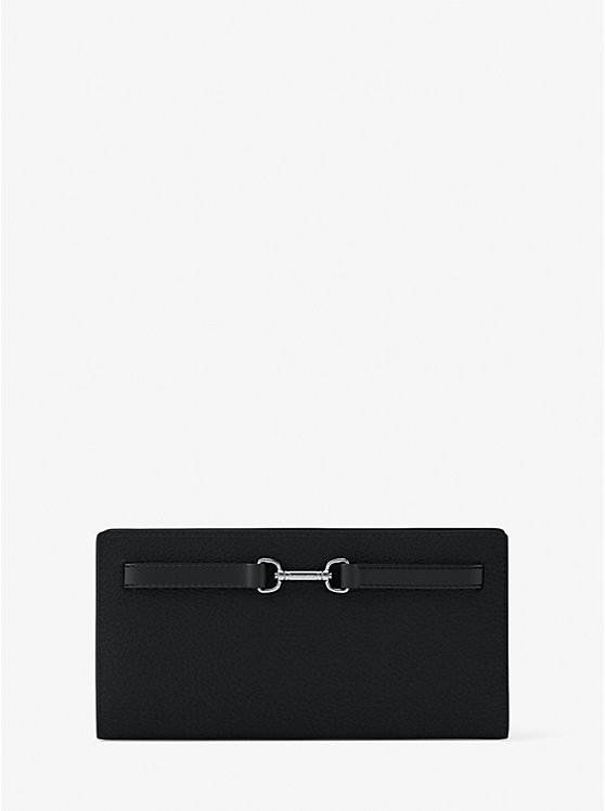 Большой кошелек Carson из зернистой кожи Michael Kors, черный
Большой кошелек Carson из зернистой кожи Michael Kors, черный