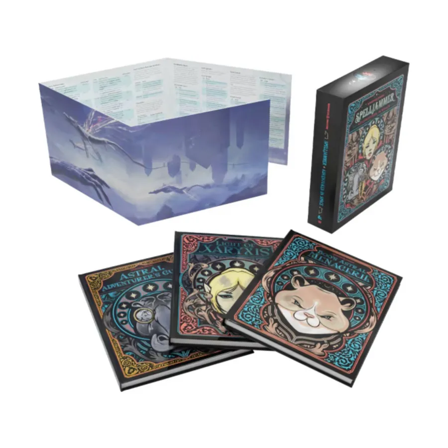 Бокс-сет Spelljammer - Adventures in Space (Limited Edition), Dungeons & Dragons (5th Edition, 2014 Edition) - Core & Assorted
Бокс-сет Spelljammer - Adventures in Space (Limited Edition), Dungeons & Dragons (5th Edition, 2014 Edition) - Core & Assorted