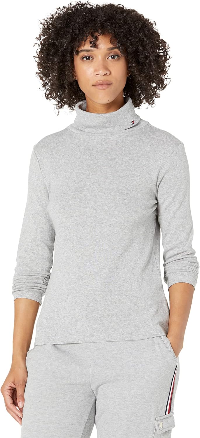 Женская повседневная водолазка Tommy Hilfiger, Stone Grey Heather
Женская повседневная водолазка Tommy Hilfiger, Stone Grey Heather