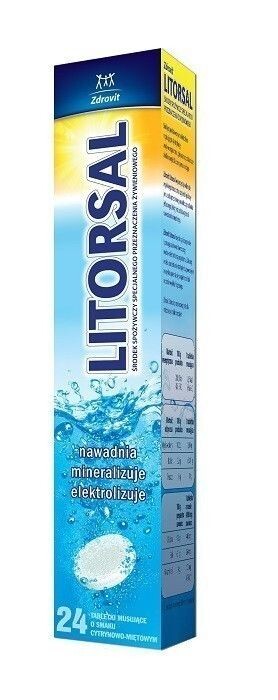 Litorsal шипучие таблетки, 24 шт.
Litorsal шипучие таблетки, 24 шт.