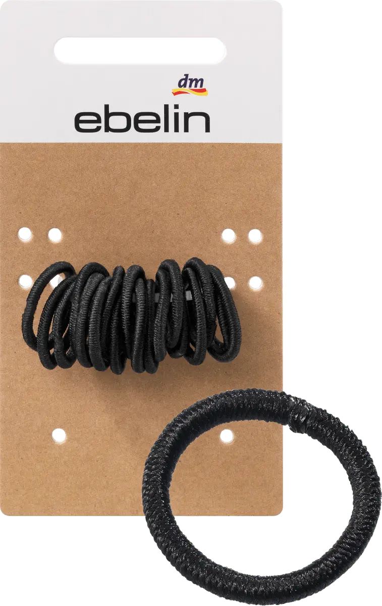 Резинки для волос мини черные 18 шт. ebelin
Резинки для волос мини черные 18 шт. ebelin