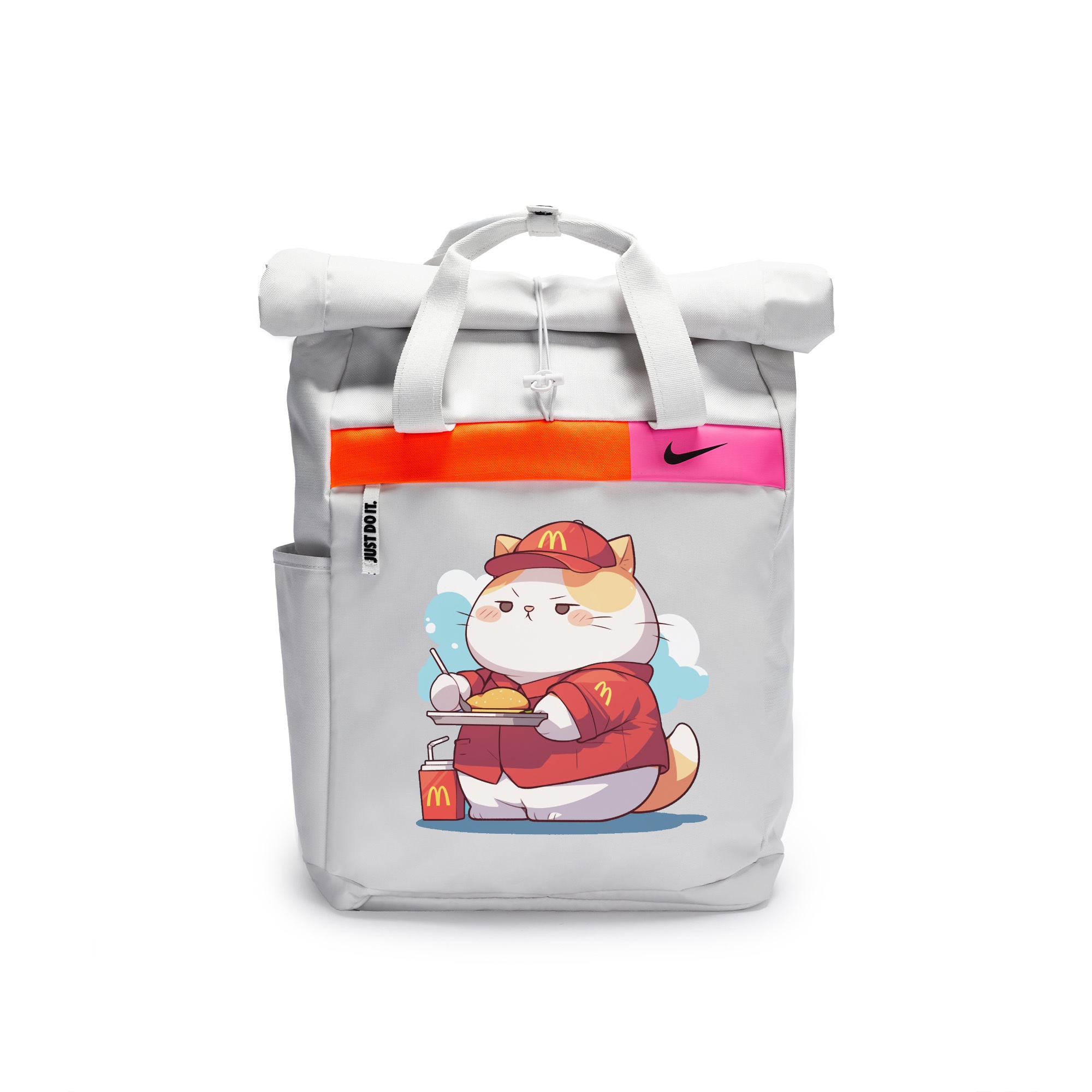 Nike Полиэстеровый граффити рюкзак повседневный унисекс светло-серебристый серый, Working Kitten
Nike Полиэстеровый граффити рюкзак повседневный унисекс светло-серебристый серый, Working Kitten