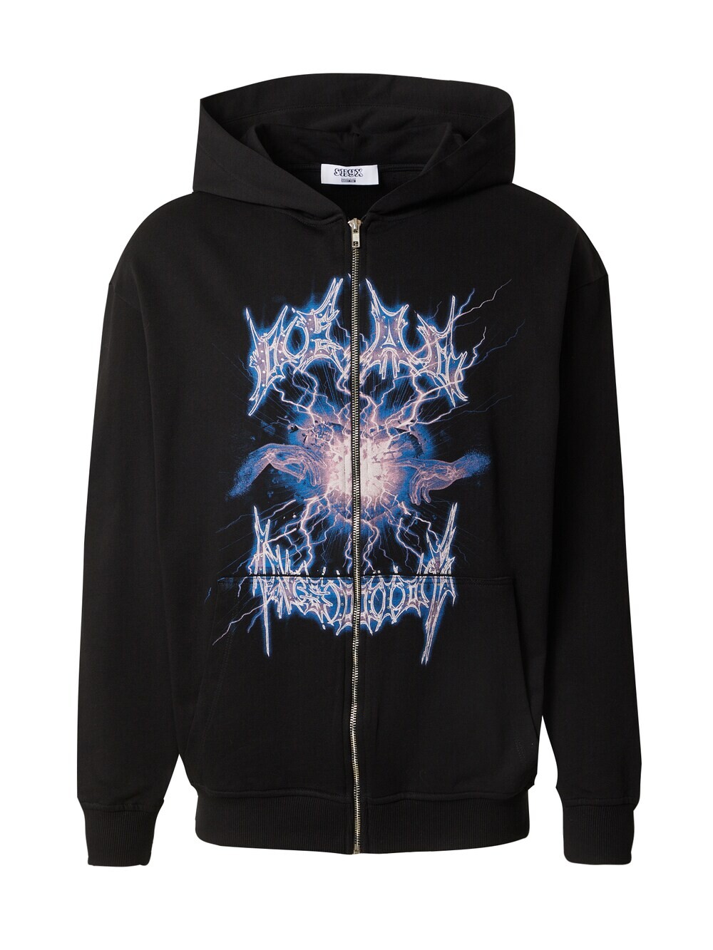 Толстовка на молнии Shyx Miles, черный 
Толстовка на молнии Shyx Miles, черный