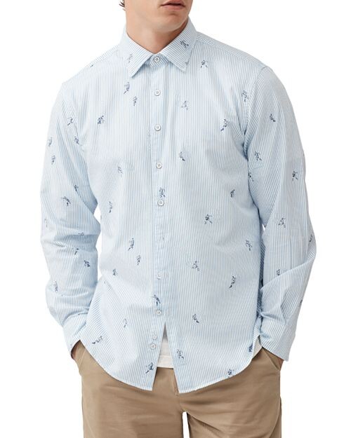 Рубашка на пуговицах оригинального кроя из коллаборации с Gilbert Churchill Park из хлопкового твила Rodd & Gunn, цвет Blue
Рубашка на пуговицах оригинального кроя из коллаборации с Gilbert Churchill Park из хлопкового твила Rodd & Gunn, цвет Blue