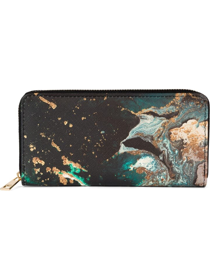 Кошелек styleBREAKER, цвет schwarz-petrol-weiß
Кошелек styleBREAKER, цвет schwarz-petrol-weiß