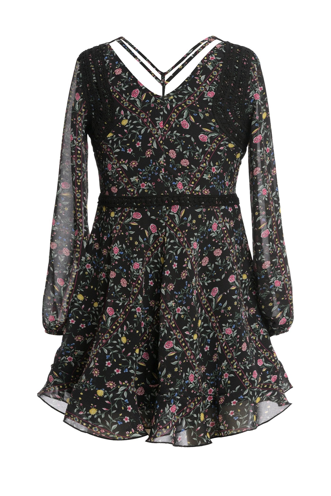 Повседневное шифоновое платье с длинными рукавами для больших девочек Truly Me, цвет black multi
Повседневное шифоновое платье с длинными рукавами для больших девочек Truly Me, цвет black multi