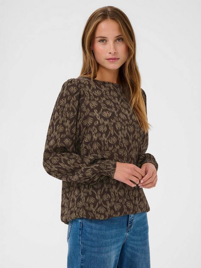 Топ с длинными рукавами Rikka Print с содержанием LENZING ECOVERO Viscose KAFFE, Brown
Топ с длинными рукавами Rikka Print с содержанием LENZING ECOVERO Viscose KAFFE, Brown