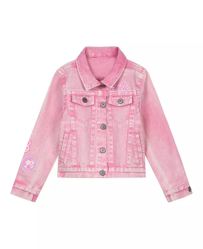 Розовая джинсовая куртка Barbie, розовый 
Розовая джинсовая куртка Barbie, розовый
