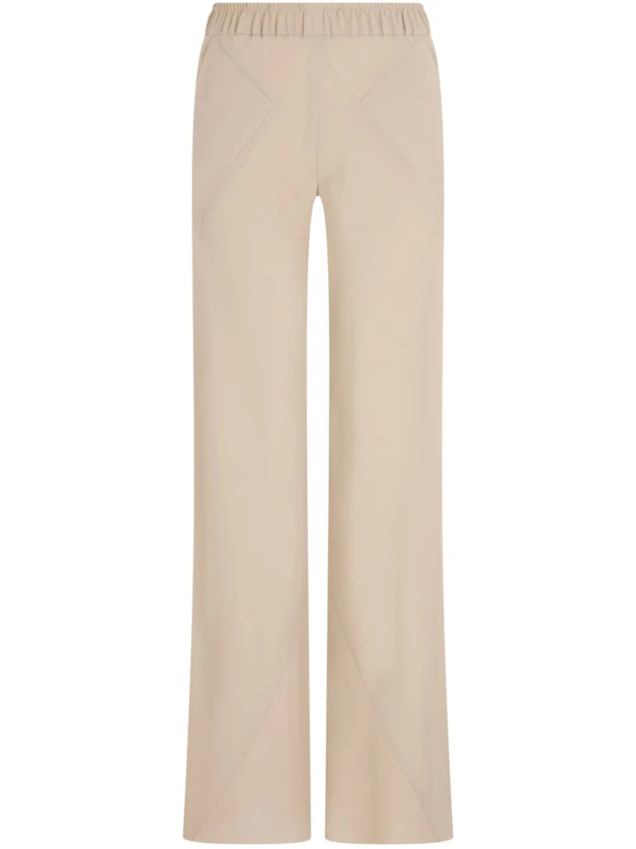 Расклешенные шелковые спортивные брюки Giorgio Armani, нейтральный 
Расклешенные шелковые спортивные брюки Giorgio Armani, нейтральный