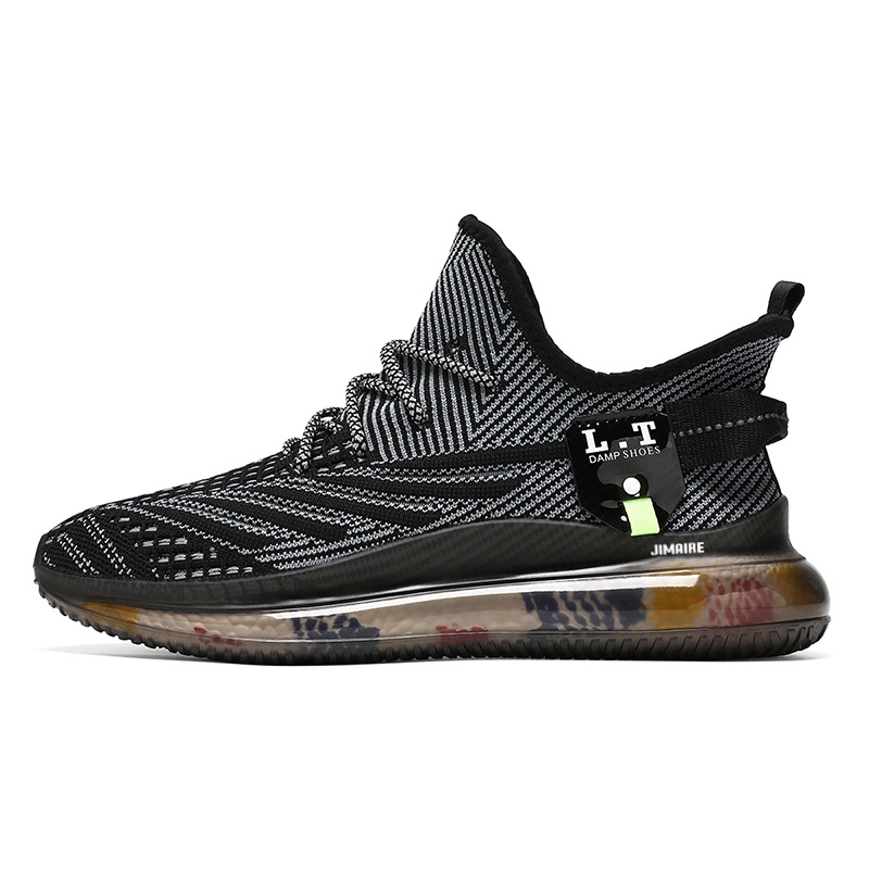 King Jinmai Дышащие полувысокие повседневные кроссовки мужские черные, цвет Black
King Jinmai Дышащие полувысокие повседневные кроссовки мужские черные, цвет Black