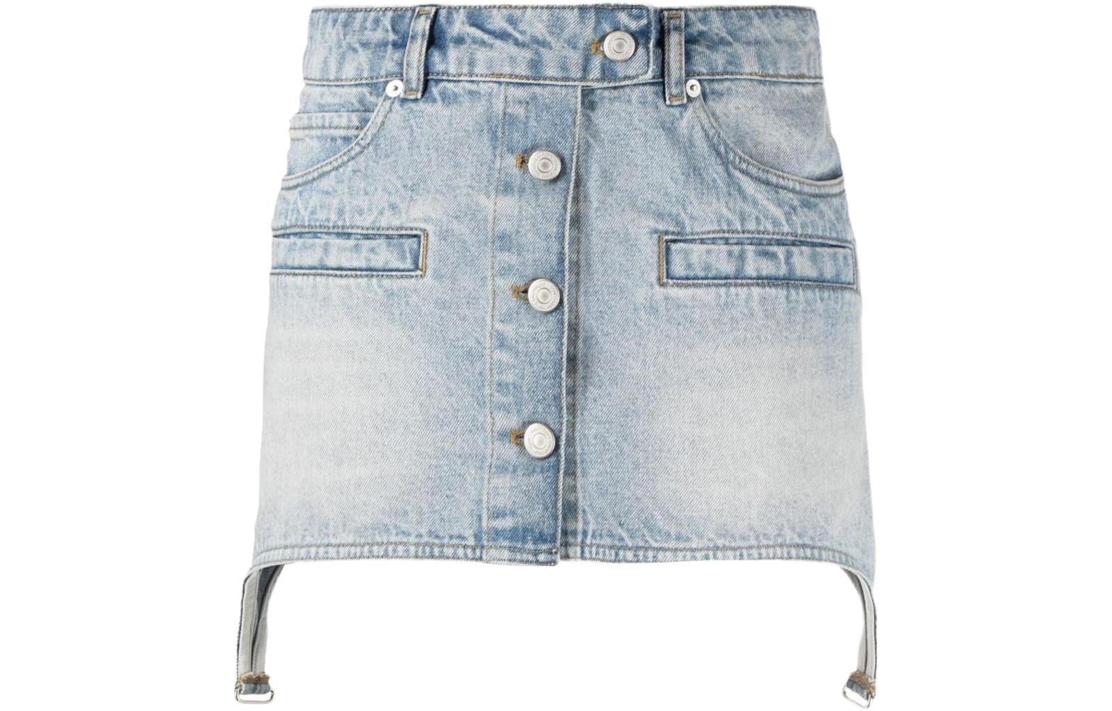 Курреж Подтяжки Джинсовая Мини-юбка COURREGES, Синий
Курреж Подтяжки Джинсовая Мини-юбка COURREGES, Синий