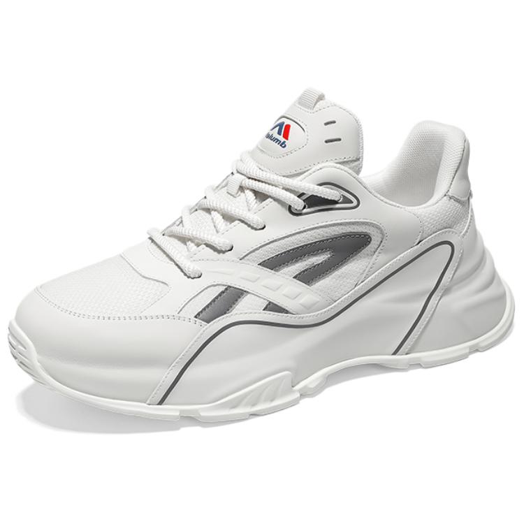 Kolumb Противоскользящие и износостойкие дышащие низкие повседневные туфли для мужчин, белые
Kolumb Противоскользящие и износостойкие дышащие низкие повседневные туфли для мужчин, белые