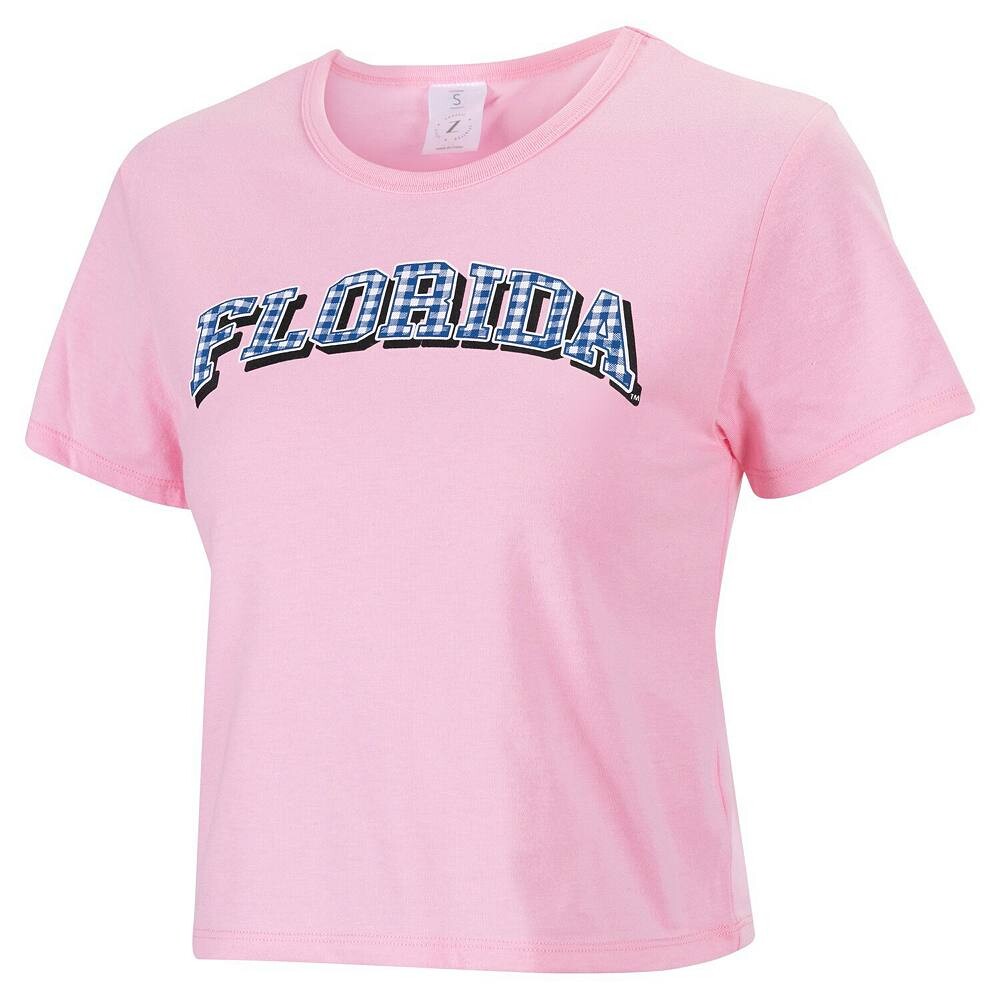 Женская укороченная футболка ZooZatz Pink Florida Gators в клетку с логотипом, цвет Fld Pink
Женская укороченная футболка ZooZatz Pink Florida Gators в клетку с логотипом, цвет Fld Pink