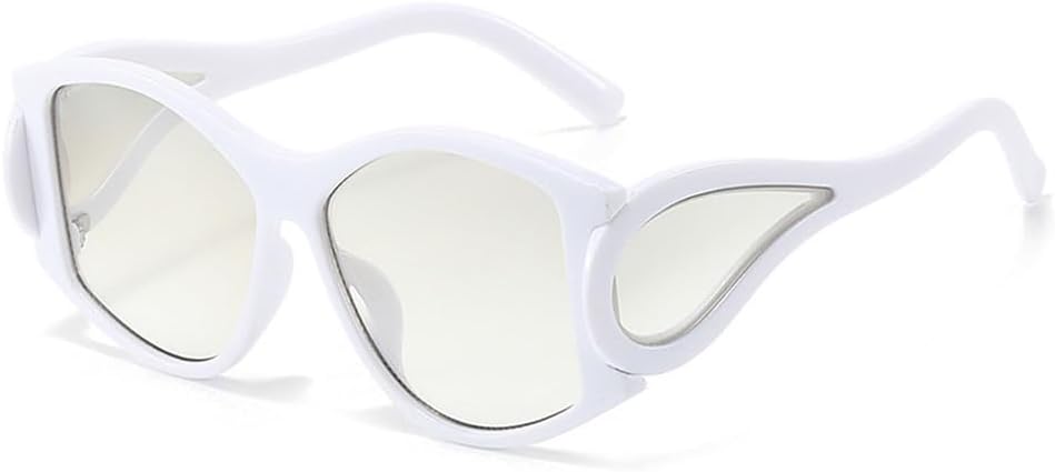 Ретро овальные солнцезащитные очки для женщин в стиле панк, роскошные трендовые очки унисекс для активного отдыха, путешествий, велоспорта, защита от ультрафиолета UV400 TKKTLLT, White Silver
Ретро овальные солнцезащитные очки для женщин в стиле панк, роскошные трендовые очки унисекс для активного отдыха, путешествий, велоспорта, защита от ультрафиолета UV400 TKKTLLT, White Silver