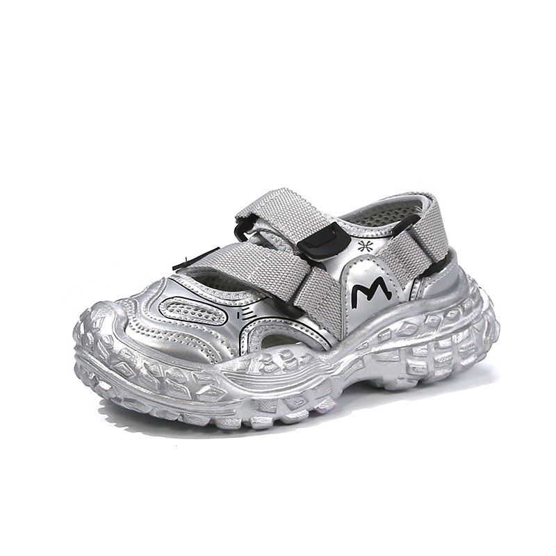 Низкие детские кроссовки для повседневной жизни YUZHAOLIN, серебряный 
Низкие детские кроссовки для повседневной жизни YUZHAOLIN, серебряный