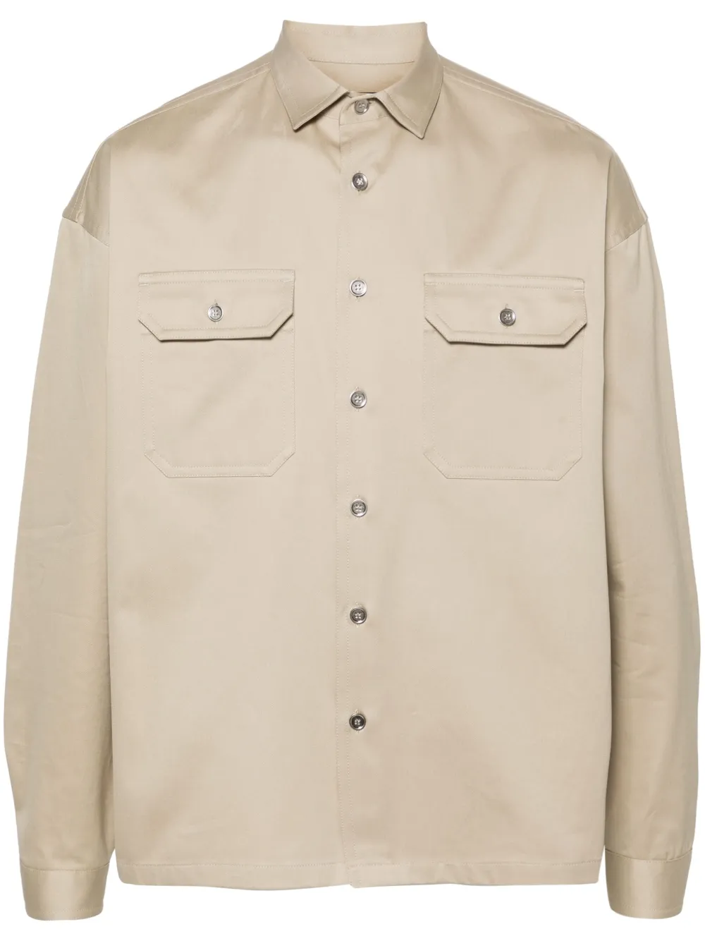 Твиловая рубашка Prada, нейтральный
Твиловая рубашка Prada, нейтральный