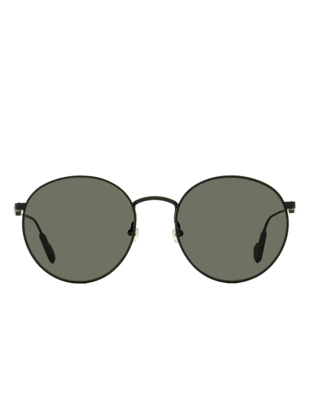 Солнцезащитные очки в круглой оправе Moncler Eyewear, черный 
Солнцезащитные очки в круглой оправе Moncler Eyewear, черный