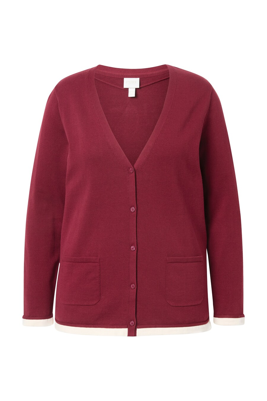 Вязаный кардиган Ulla Popken, темно-красный
Вязаный кардиган Ulla Popken, темно-красный