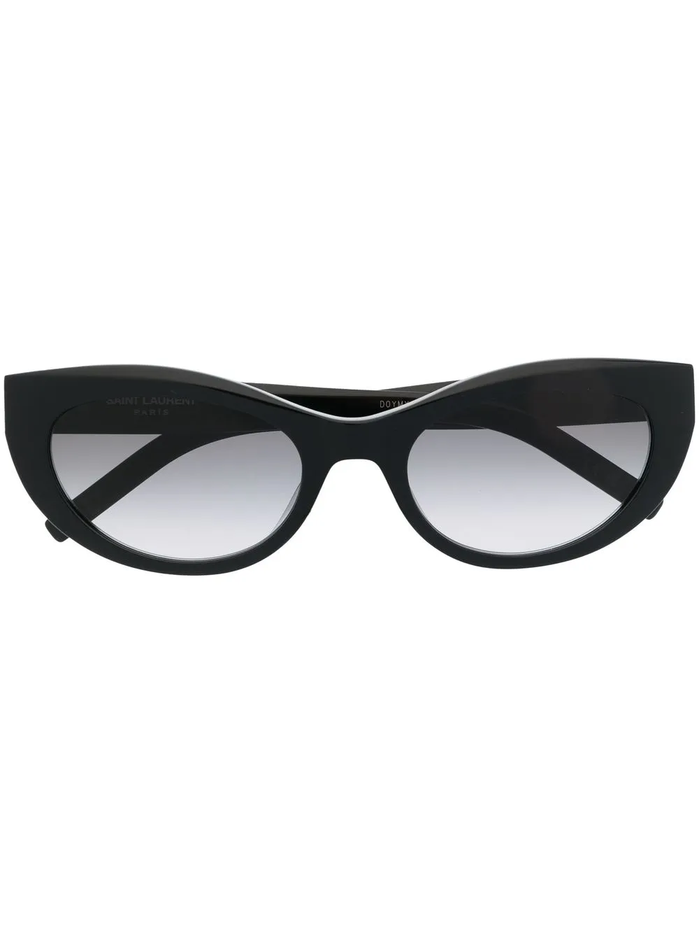 Солнцезащитные очки в оправе «кошачий глаз» Saint Laurent Eyewear, черный 
Солнцезащитные очки в оправе «кошачий глаз» Saint Laurent Eyewear, черный