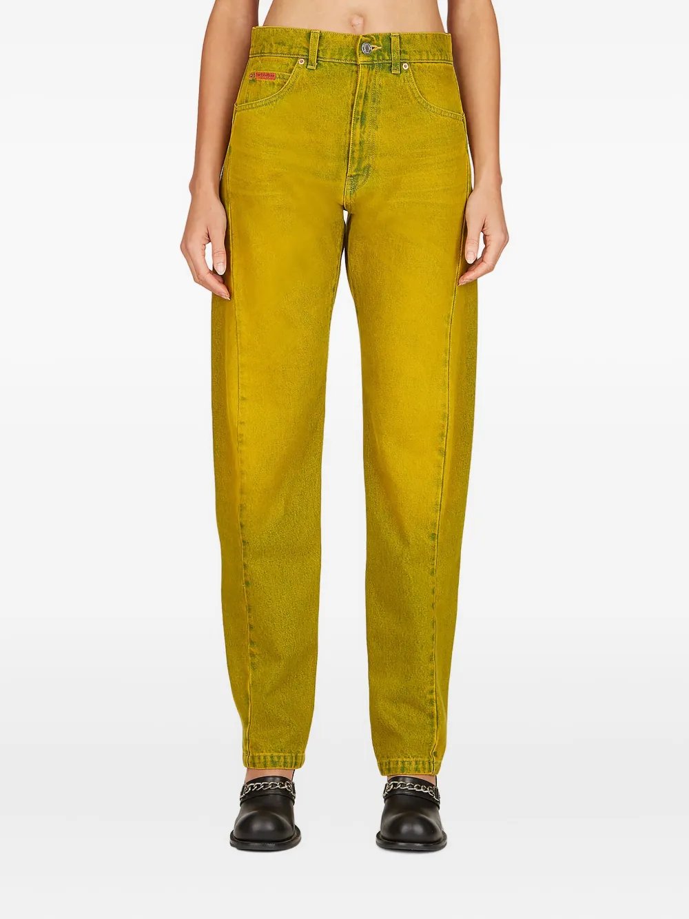 Джинсы с эффектом потертости Martine Rose, желтый
Джинсы с эффектом потертости Martine Rose, желтый