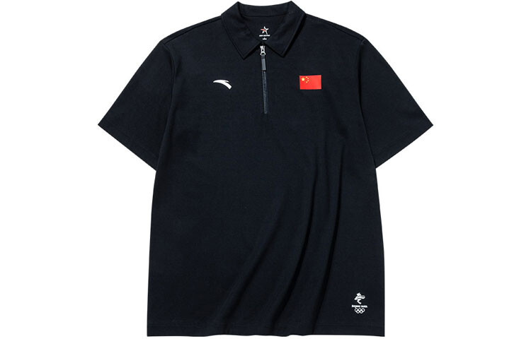 Мужская рубашка поло с национальным флагом, черная Anta, черный
Мужская рубашка поло с национальным флагом, черная Anta, черный