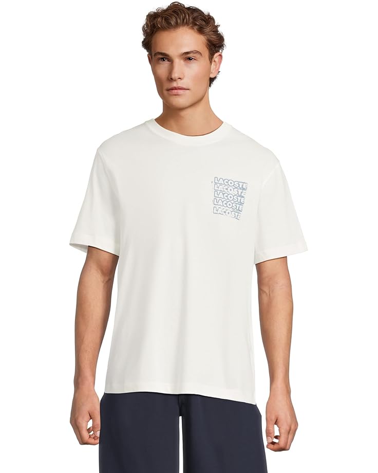 Футболка Lacoste Classic Fit Distorted Graphic T-shirt, цвет White/Blue
Футболка Lacoste Classic Fit Distorted Graphic T-shirt, цвет White/Blue