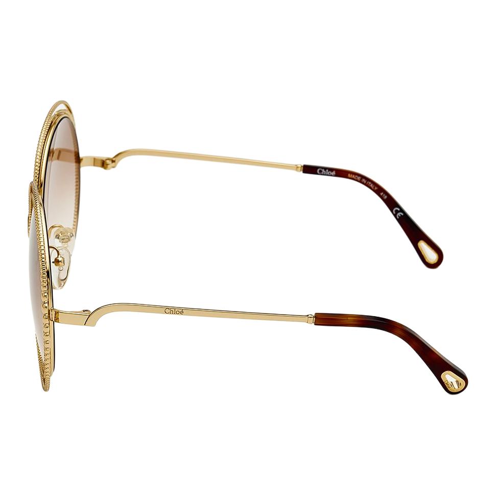 Chloé Chloe Metal Round Sunglasses Unisex Gold
Chloé Chloe Metal Round Sunglasses Unisex Gold
