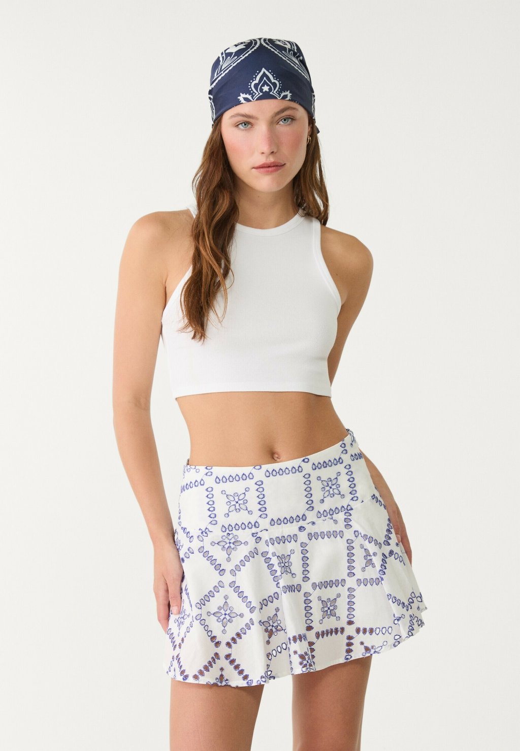 Мини-юбка EMBROIDERY Stradivarius, светло-голубой
Мини-юбка EMBROIDERY Stradivarius, светло-голубой