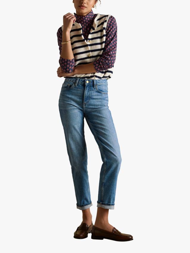 Топ-жилет вязаный с полоской holly Joules, Cream/Navy
Топ-жилет вязаный с полоской holly Joules, Cream/Navy