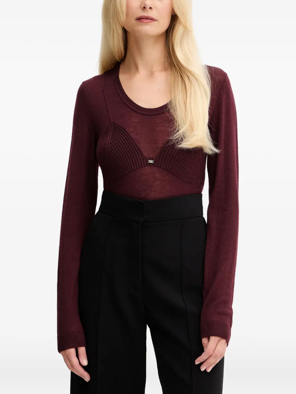 Свитер в рубчик Elisabetta Franchi, красный
Свитер в рубчик Elisabetta Franchi, красный