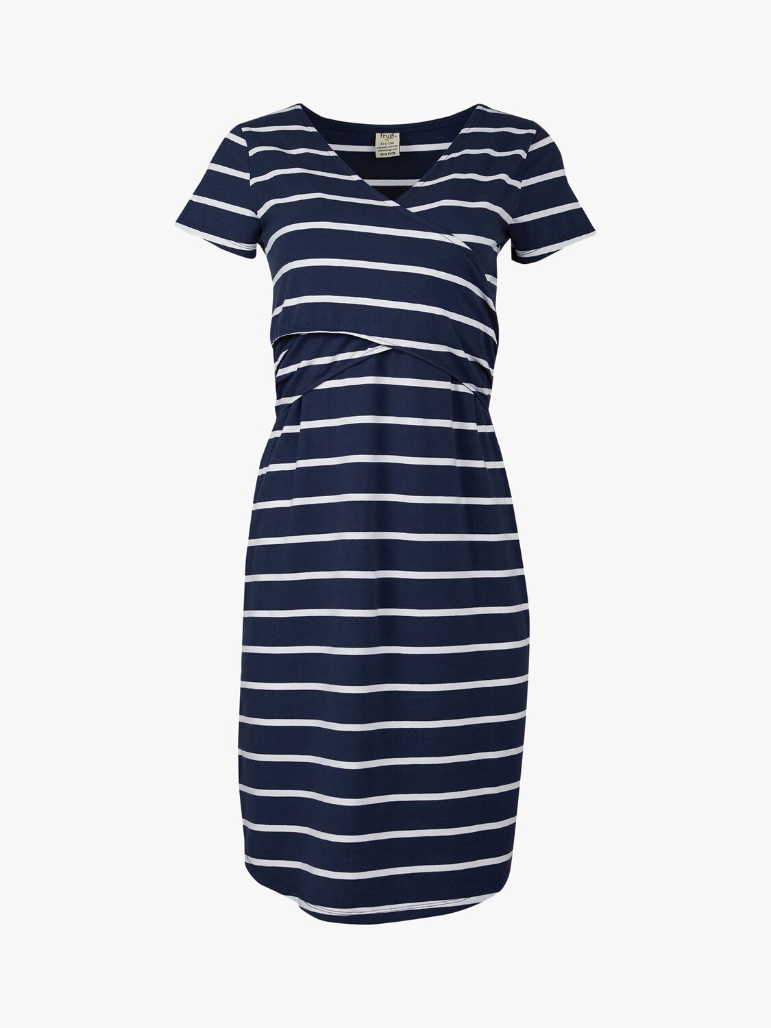 Платье в полоску с запахом Ona Breton для беременных и кормящих мам Frugi, индиго
Платье в полоску с запахом Ona Breton для беременных и кормящих мам Frugi, индиго