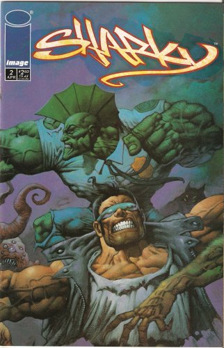Sharky #2 (Variant Cover) April 1998 (Image Comics)
Sharky #2 (Variant Cover) April 1998 (Image Comics)