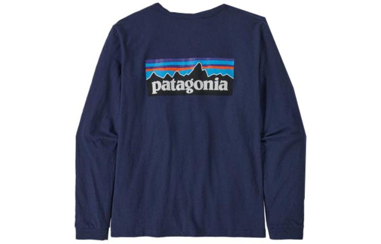 Футболка с длинным рукавом и логотипом Patagonia, синий
Футболка с длинным рукавом и логотипом Patagonia, синий