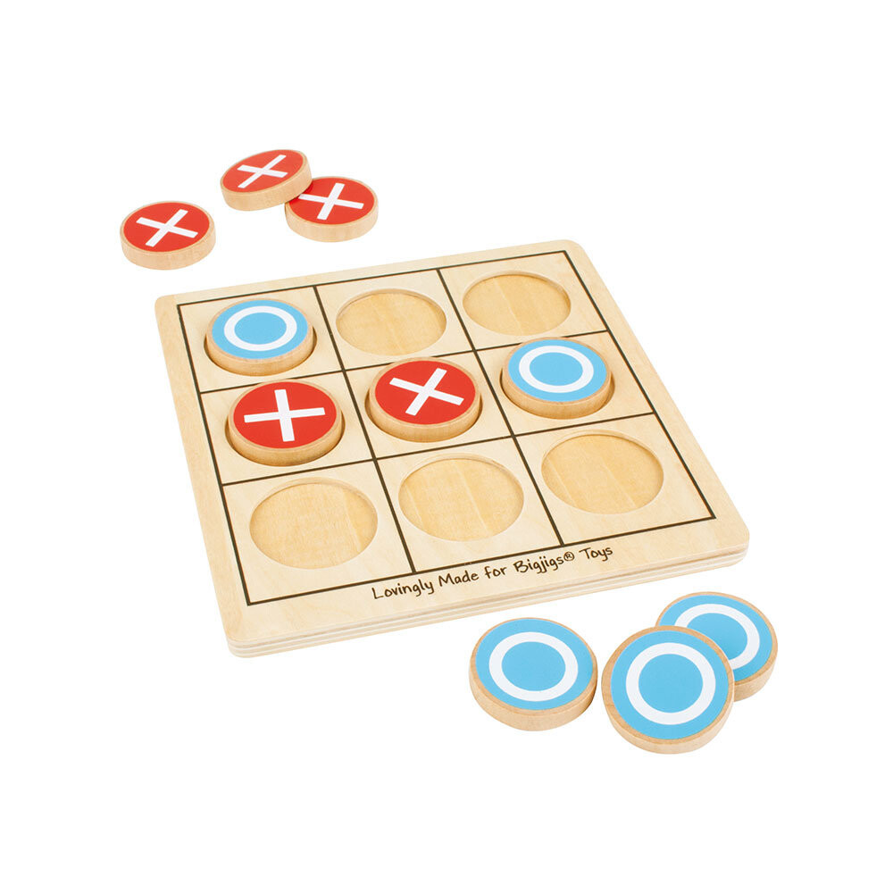 Крестики-нолики, игра-головоломка, игрушки Bigjigs
Крестики-нолики, игра-головоломка, игрушки Bigjigs