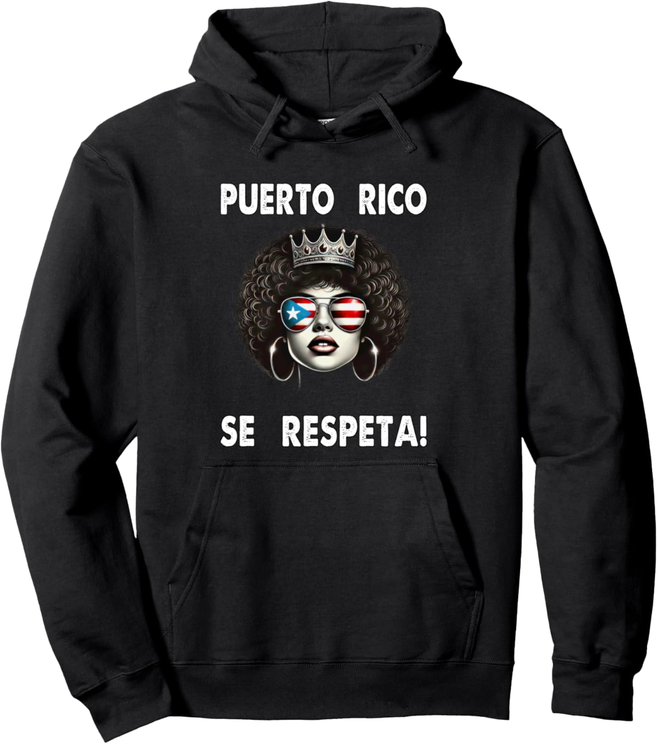 Толстовка с солнцезащитными очками Puerto Rico Se Respeta Afro Boricua Queen Crown Puerto Rico Se Respeta Collection, More Here, черный
Толстовка с солнцезащитными очками Puerto Rico Se Respeta Afro Boricua Queen Crown Puerto Rico Se Respeta Collection, More Here, черный