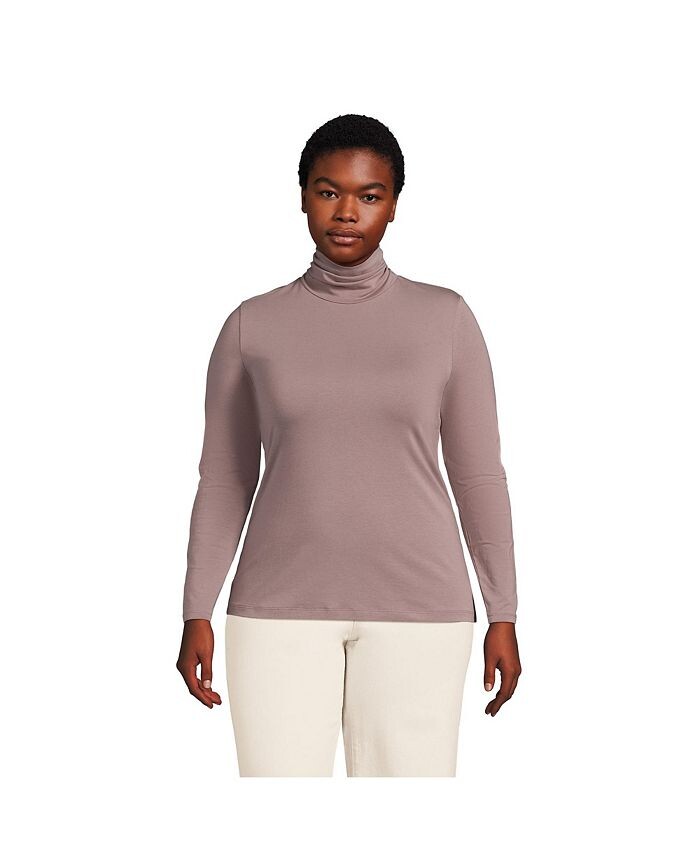 Женская легкая приталенная футболка больших размеров с высоким воротником и длинными рукавами Lands' End, цвет Rich mauve
Женская легкая приталенная футболка больших размеров с высоким воротником и длинными рукавами Lands' End, цвет Rich mauve