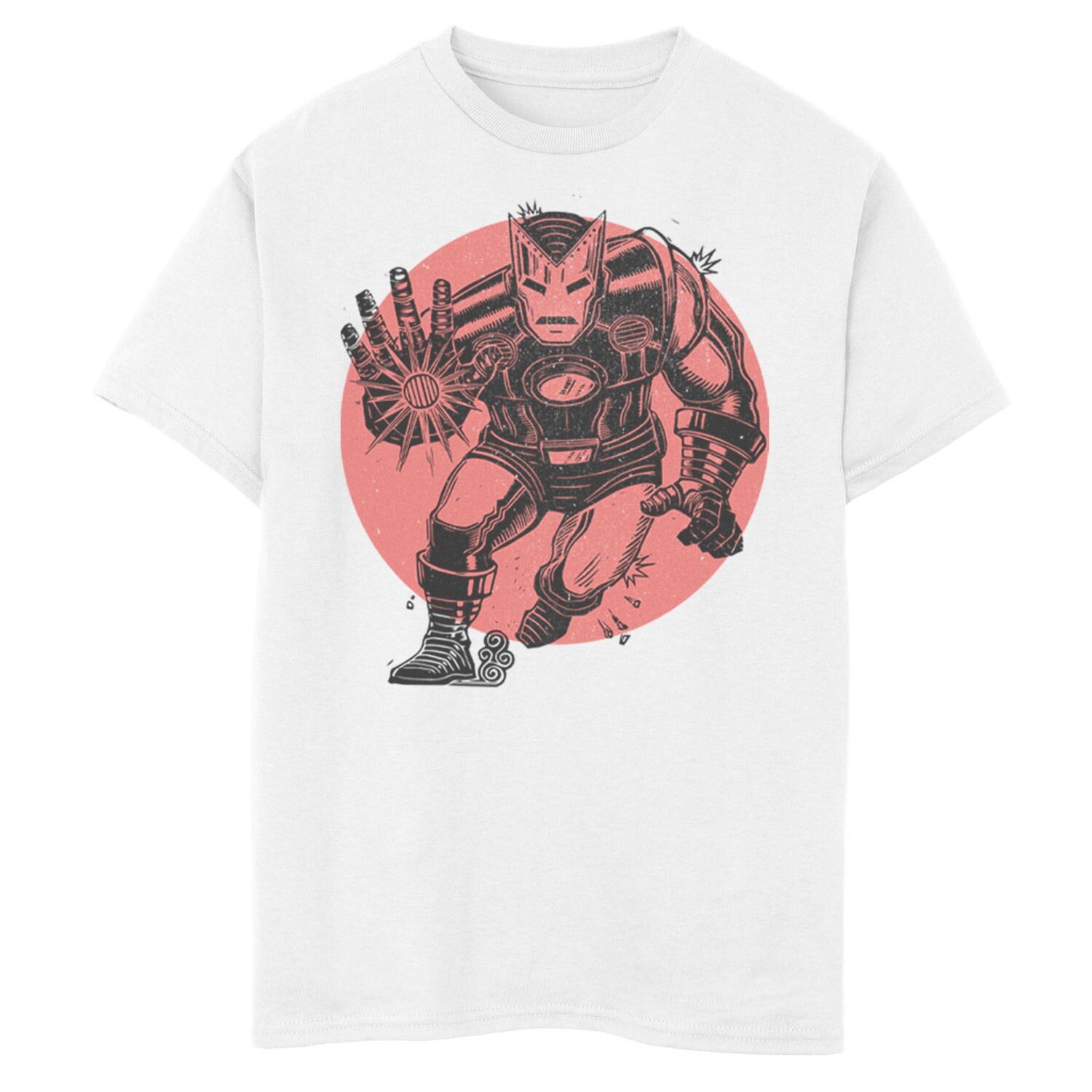 Футболка с графическим рисунком «Железный человек» для мальчиков 8–20 лет с гравюрой на дереве и портретом Licensed Character
Футболка с графическим рисунком «Железный человек» для мальчиков 8–20 лет с гравюрой на дереве и портретом Licensed Character