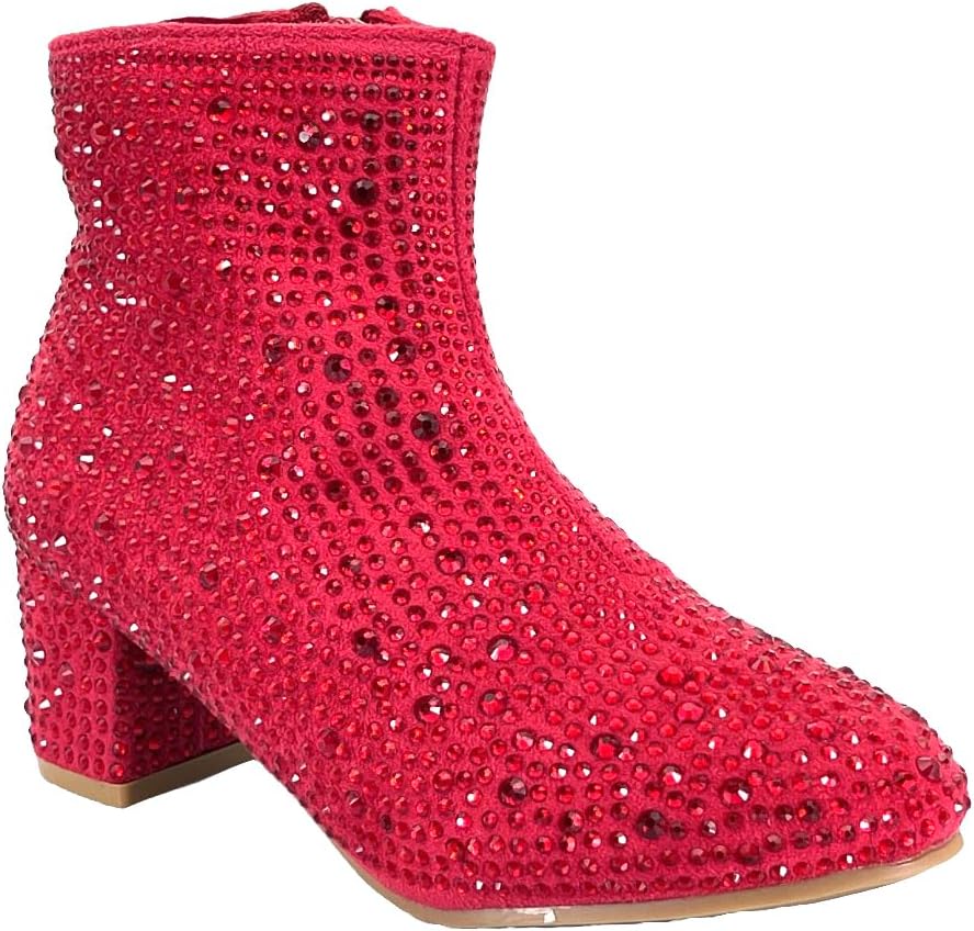Ботильоны для девочек ABSOLEX с круглым носком, стразами и низким каблуком, Rot/Ausflug, Einfarbig (Getaway Solids)
Ботильоны для девочек ABSOLEX с круглым носком, стразами и низким каблуком, Rot/Ausflug, Einfarbig (Getaway Solids)