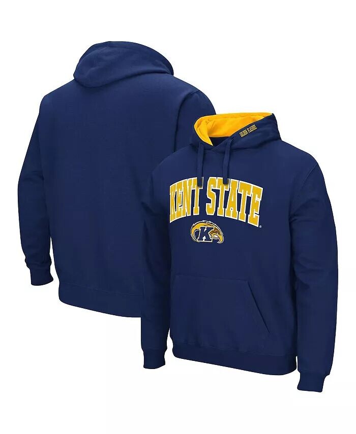 Мужской темно-синий пуловер с капюшоном Kent State Golden Flashes Arch и логотипом Colosseum
Мужской темно-синий пуловер с капюшоном Kent State Golden Flashes Arch и логотипом Colosseum