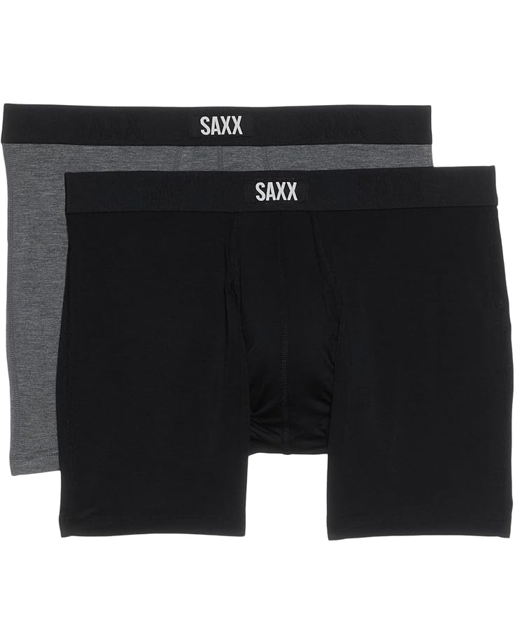 Мужские трусы Saxx Vibe Xtra Super Soft Boxer Brief Fly 2-pack SAXX UNDERWEAR, Black/Dark Grey Heather
Мужские трусы Saxx Vibe Xtra Super Soft Boxer Brief Fly 2-pack SAXX UNDERWEAR, Black/Dark Grey Heather