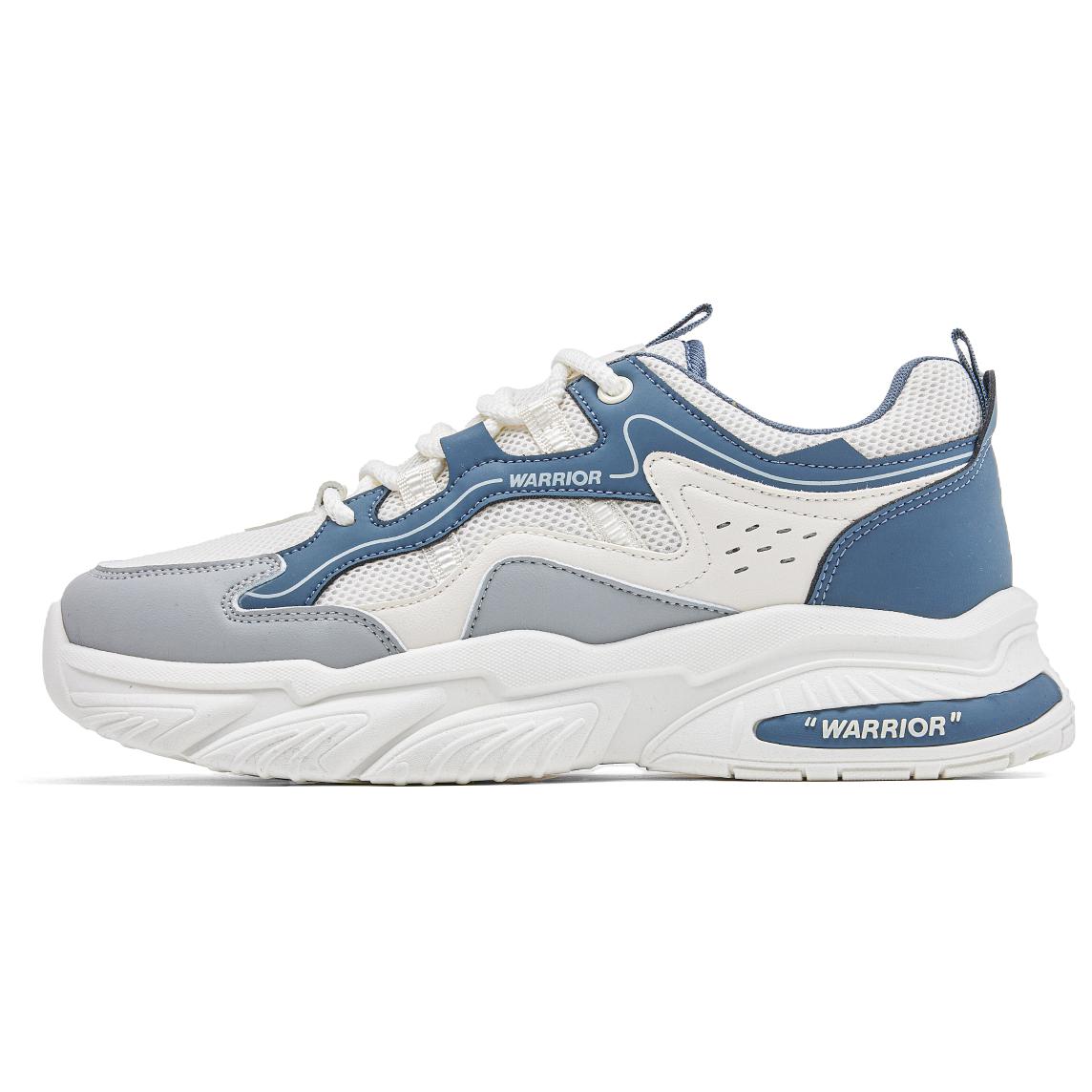 WARRIOR Дышащие и легкие низкие массивные кроссовки мужские бежево-серо-синие цвета
WARRIOR Дышащие и легкие низкие массивные кроссовки мужские бежево-серо-синие цвета