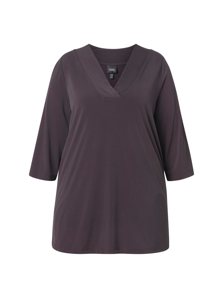 Длинная рубашка темно-коричневого цвета Ulla Popken
Длинная рубашка темно-коричневого цвета Ulla Popken