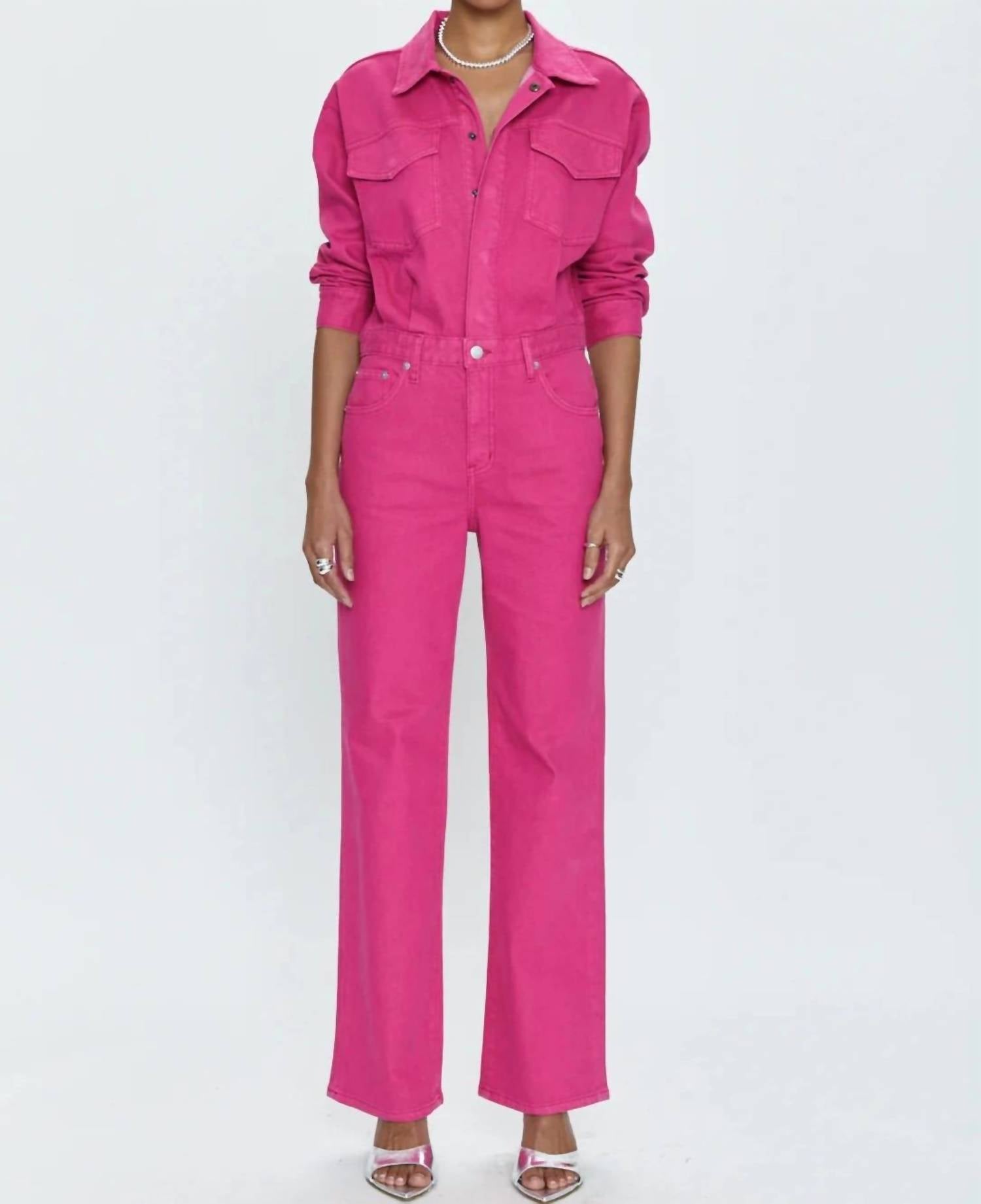 Комбинезон Никки в цвете «Розовый гранат» PISTOLA
Комбинезон Никки в цвете «Розовый гранат» PISTOLA