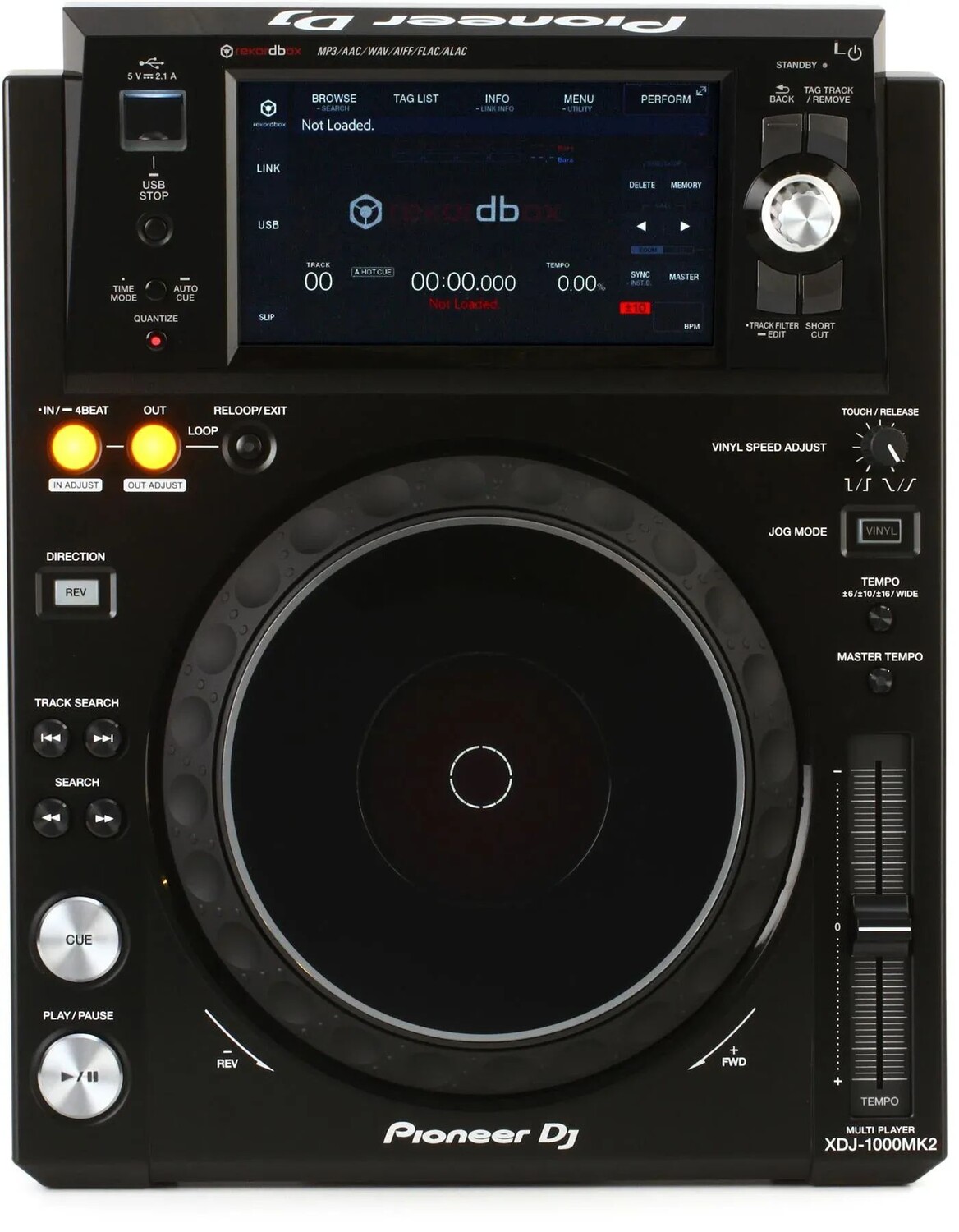 Цифровой медиаплеер Pioneer DJ XDJ-1000MK2
Цифровой медиаплеер Pioneer DJ XDJ-1000MK2