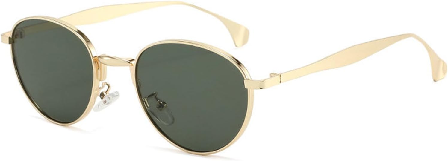 Willochra Роскошные маленькие круглые солнцезащитные очки для женщин, модные винтажные очки в стиле панк с металлической оправой, дорожные солнцезащитные очки UV400, C3
Willochra Роскошные маленькие круглые солнцезащитные очки для женщин, модные винтажные очки в стиле панк с металлической оправой, дорожные солнцезащитные очки UV400, C3