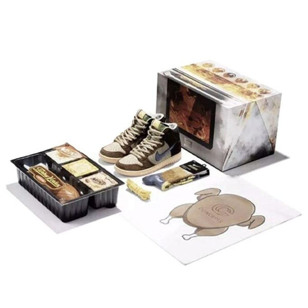 Кроссовки x concept sb dunk high pro qs mallard Nike, коричневый
Кроссовки x concept sb dunk high pro qs mallard Nike, коричневый