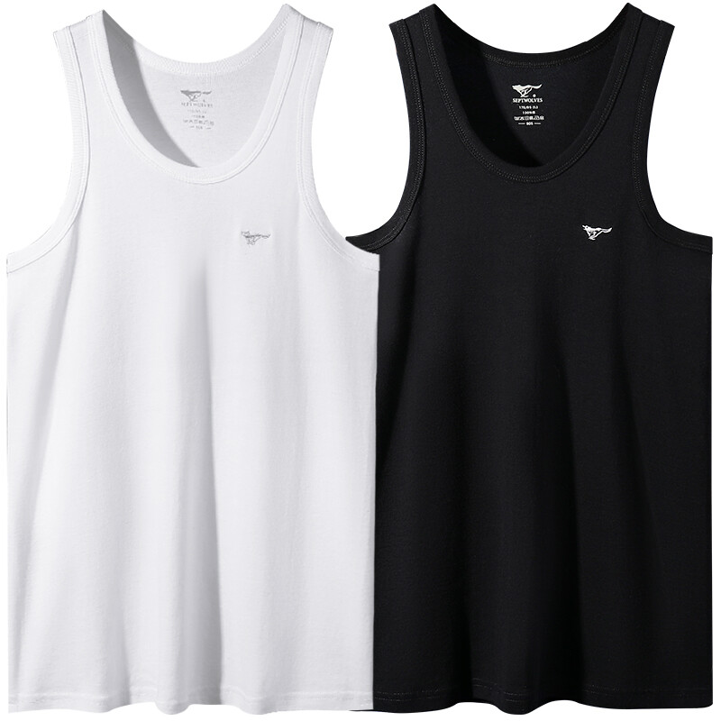 Septwolves Septwolves SEPTWOLVES Мужской жилет, 2 шт. (белый + белый) из чистого хлопка, приятный для кожи/высокоэластичная нить/вышитый логотип волка
Septwolves Septwolves SEPTWOLVES Мужской жилет, 2 шт. (белый + белый) из чистого хлопка, приятный для кожи/высокоэластичная нить/вышитый логотип волка